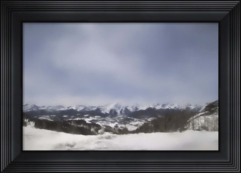 Framed Winter Impressions In Colorado 10 Print