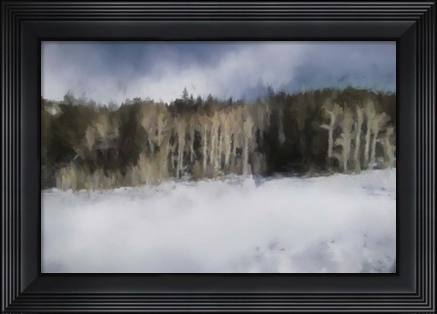 Framed Winter Impressions In Colorado 11 Print