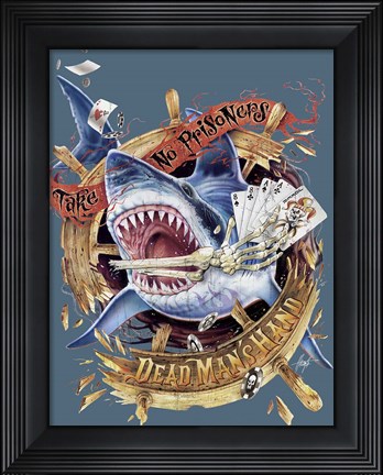 Framed Dead Man Hand II Print