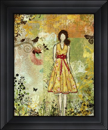 Framed little Birdie Print
