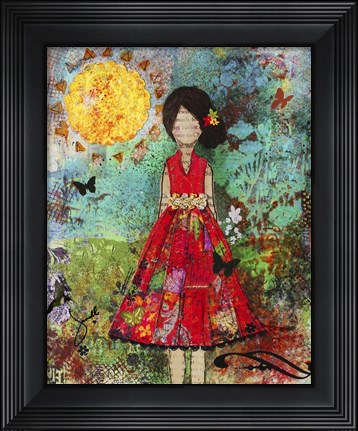 Framed Let The Sun Shine In Print