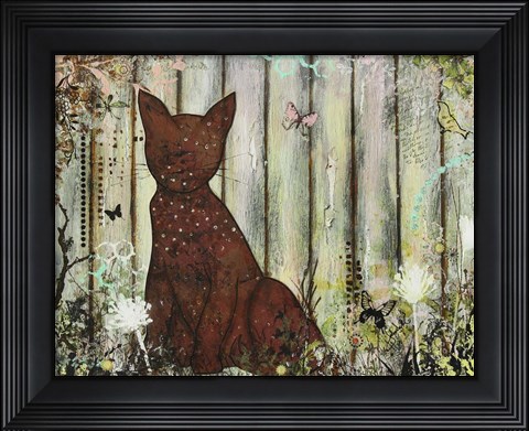Framed In The Garden Print