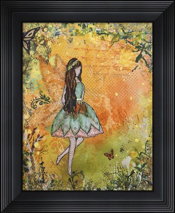 Framed Spring Fairy Print