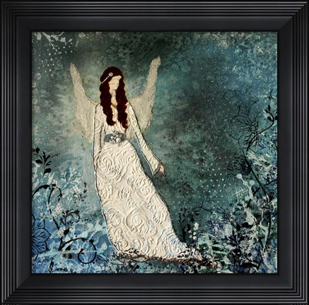 Framed Winter Angel Print