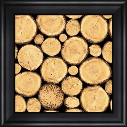 Framed Wilderness Lodge-H Print