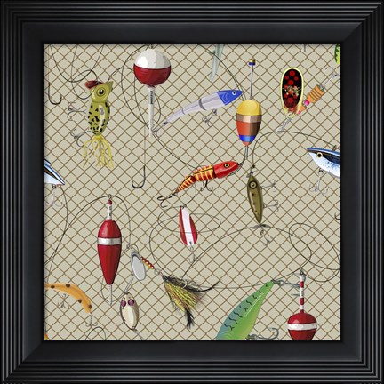 Framed Wilderness Lodge-I Print