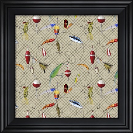 Framed Wilderness Lodge-J Print