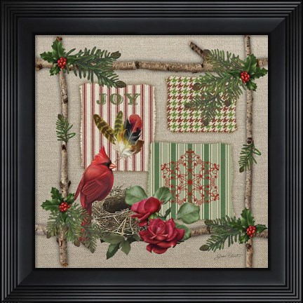 Framed Country Christmas 2 Print