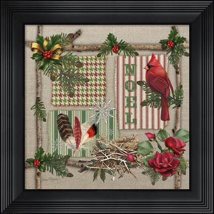 Framed Country Christmas 1 Print