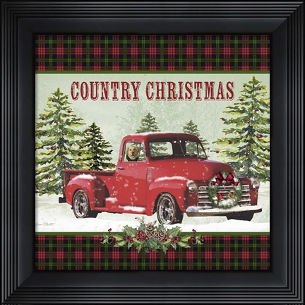 Framed Country Christmas 1 Print