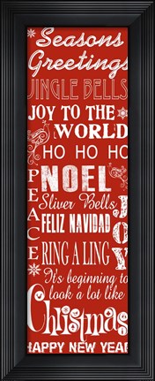 Framed Seasons Greetings Print