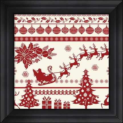 Framed Christmas Folklore-A Print