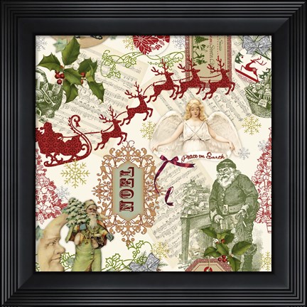 Framed Christmas Folklore-D Print