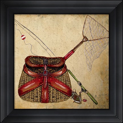 Framed Wilderness Lodge-Q4 Print