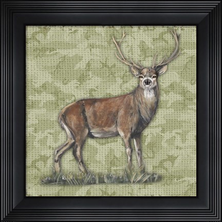 Framed Wilderness Lodge-Q8 Print