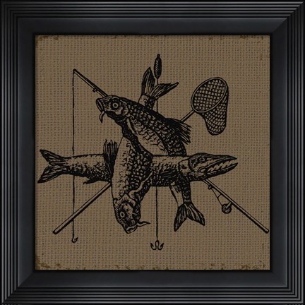 Framed Wilderness Lodge-Q10 Print