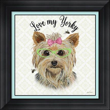 Framed Yorky Print