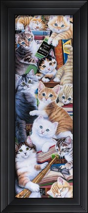 Framed Cat Tower Print