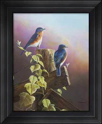 Framed Touch Of Spring Print