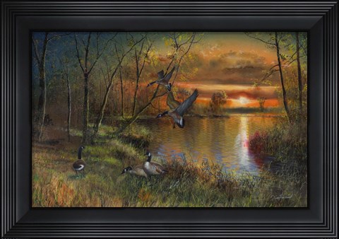 Framed Evening Refuge Print