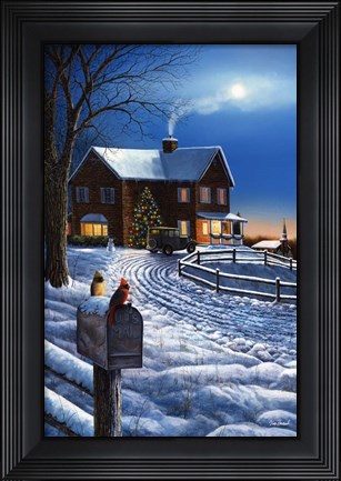 Framed Evening With Friends Print