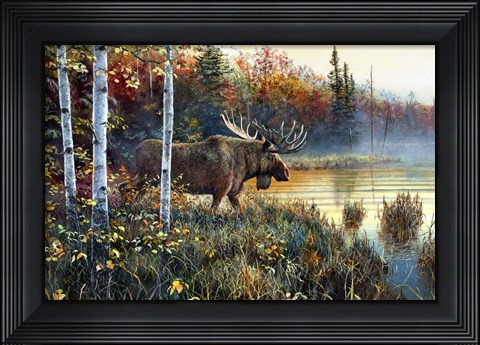 Framed Master of His Domain Print