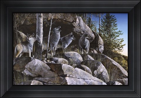 Framed Rocky Outpost Print