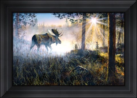 Framed Walk in the Mist Print