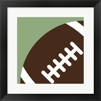 Framed Football Close-ups - Ball Print