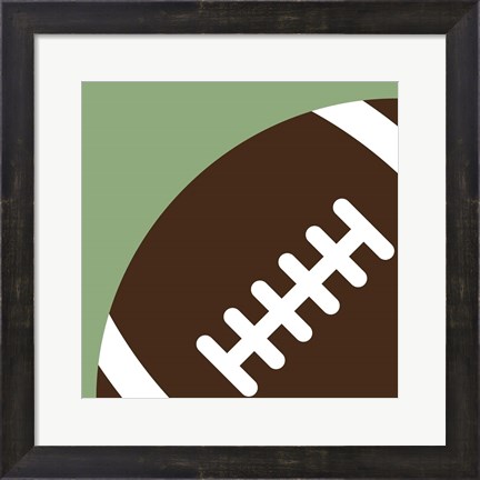 Framed Football Close-ups - Ball Print