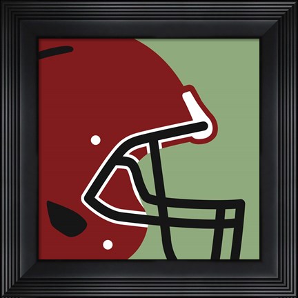 Framed Football Close-ups - Helmet Print