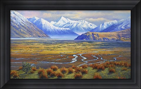 Framed Afternoon Light   Erehwon N.Z. Print