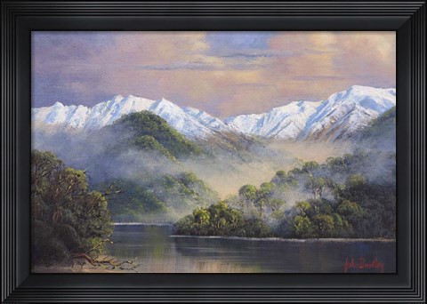 Framed Alpine Glow copy Print