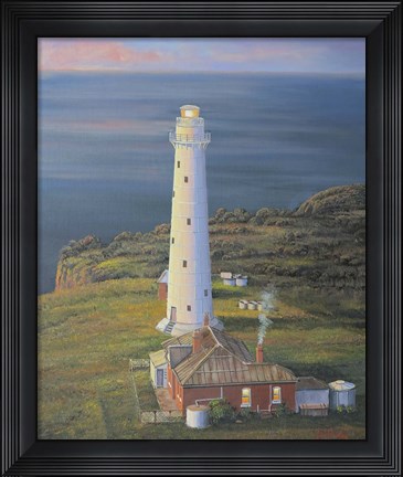 Framed Cape Wickham Light Print