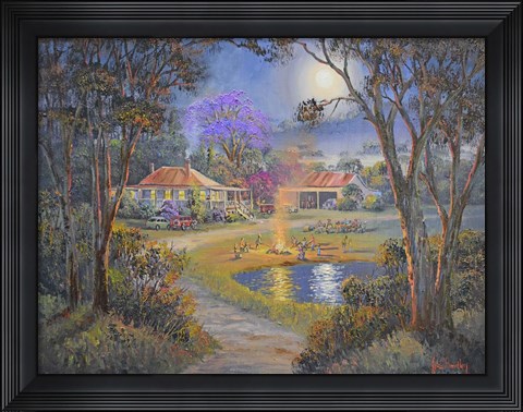 Framed Country Catchup Print