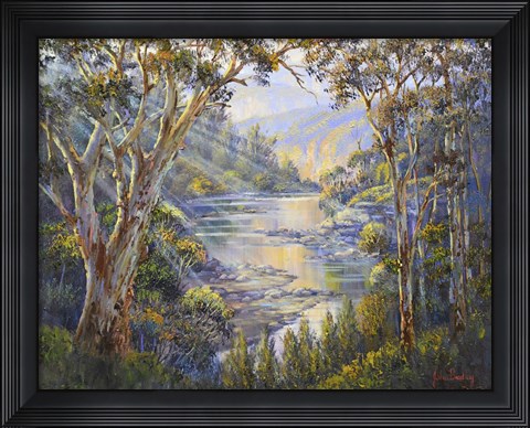 Framed Late Light Oberon Print