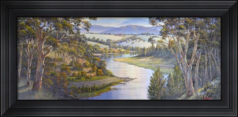 Framed Morning Light Macleay Valley Print