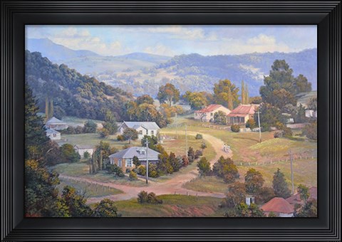 Framed Sunlight and Shadows   Sofala Print