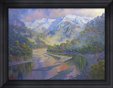 Framed West Coast Grandeur med prt Print
