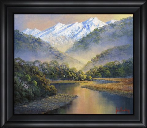 Framed West Coast Sunset Print