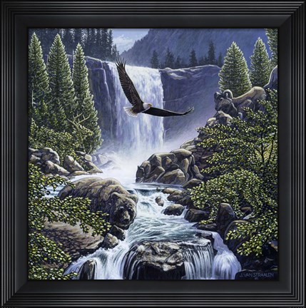Framed Sanctuary Falls Print