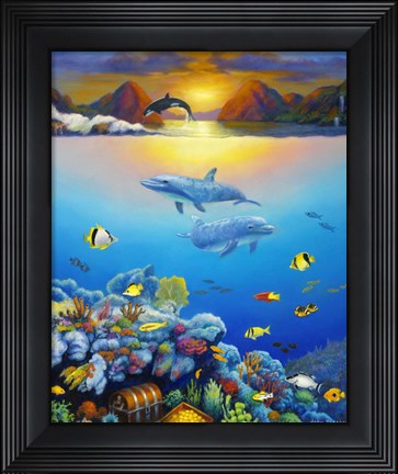 Framed Seascape Print
