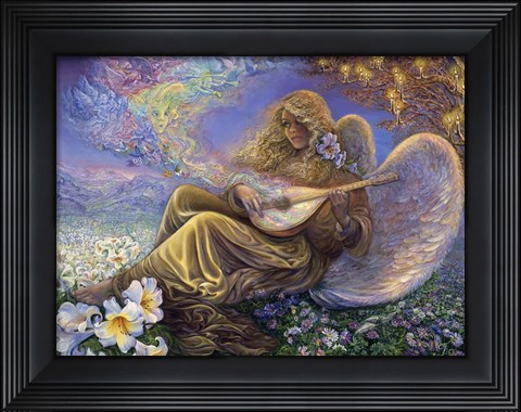 Framed Angel Melodies Print