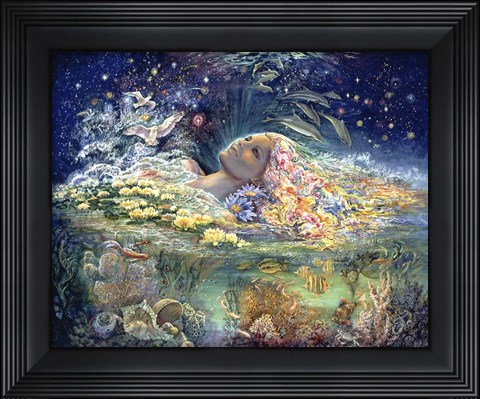 Framed Aphrodite - Goddess Of Love Print