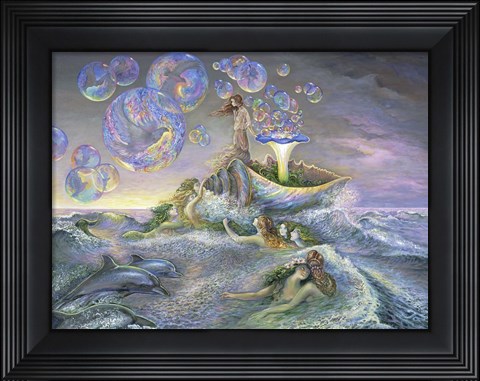 Framed Bubble Power Print