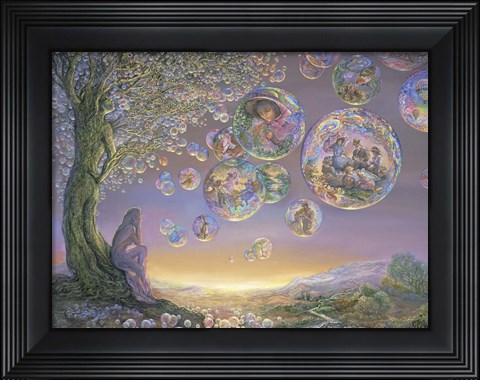 Framed Bubble Tree Print