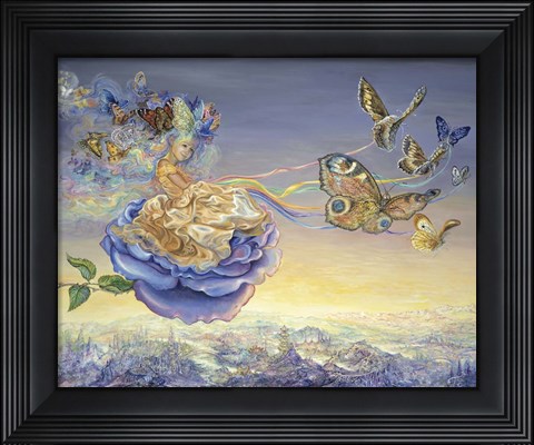 Framed Butterfly Princess Print