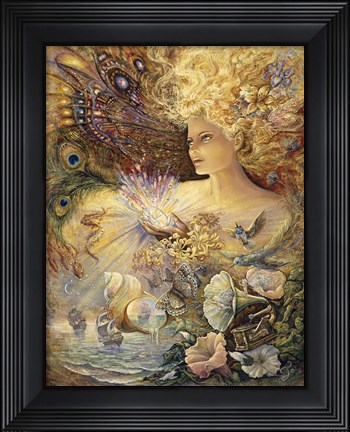 Framed Crystal Of Enchantment Print