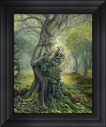 Framed Dryad And The Tree Spirit Print