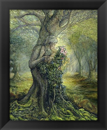 Framed Dryad And The Tree Spirit Print